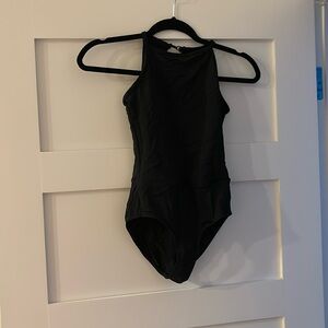 Mariia dancewear high neck open back leotard